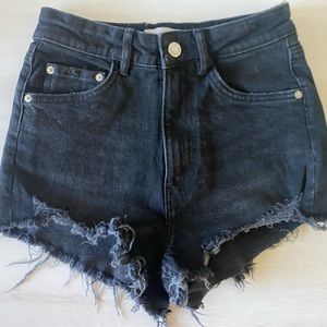 Zara High Rise Denim Short